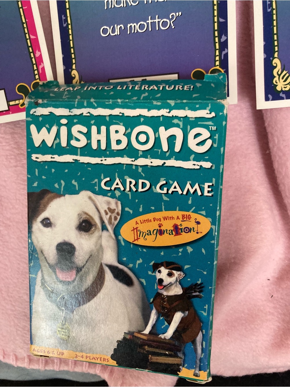 Wishbone Card Game – Teal Card Game for Kids rare game